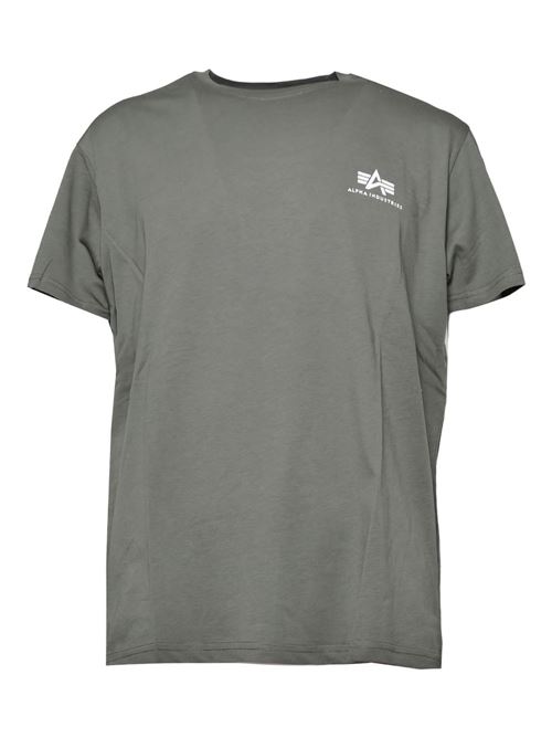 T-shirt uomo Alpha Industries verde militare basic Alpha Industries | 188505142